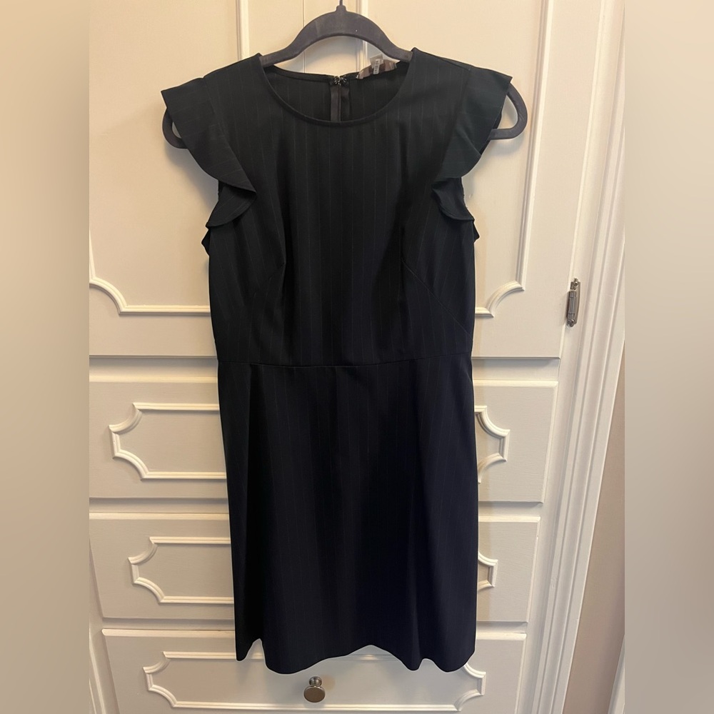 Loft navy blue dress